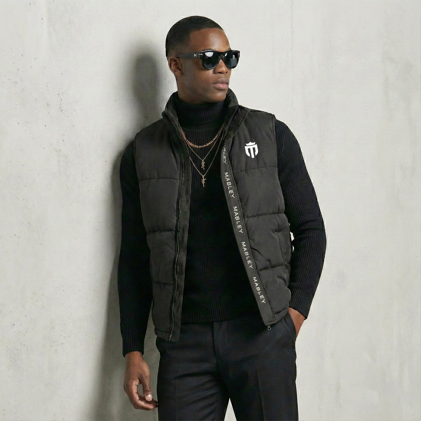 Black Army Bodywarmer