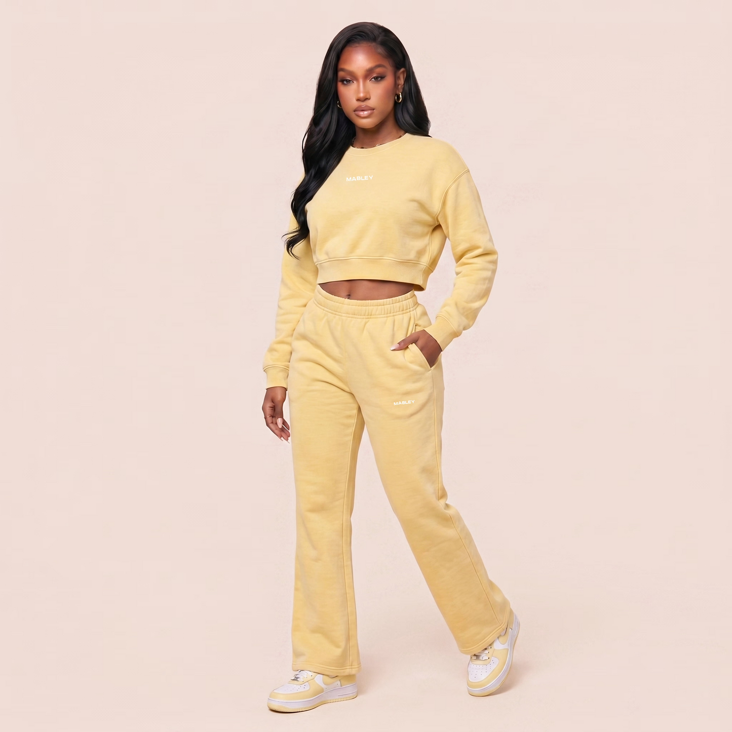 Soft Crop Top and Hass Jogger Set