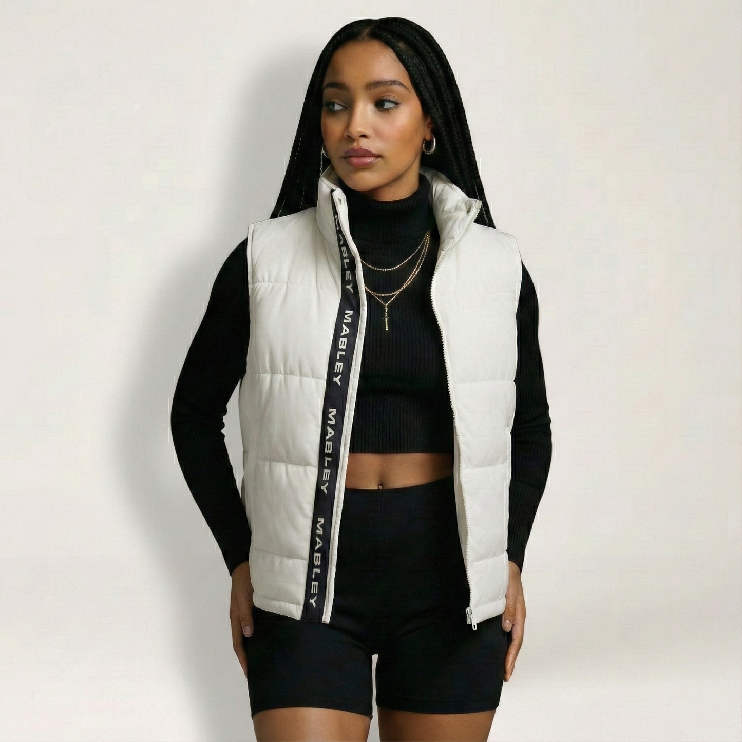 White Butterfly Bodywarmer