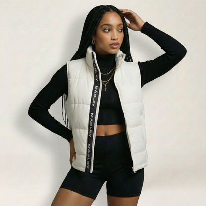 White Butterfly Bodywarmer