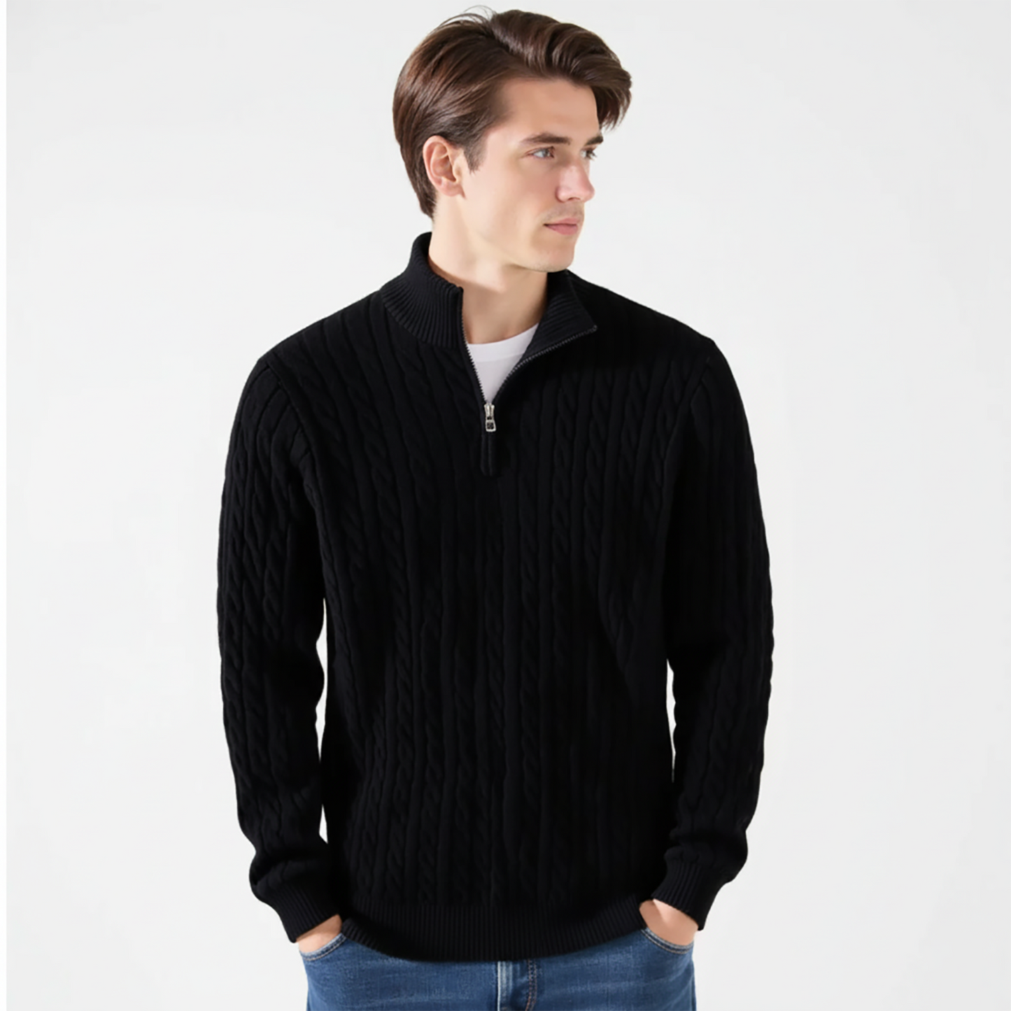 Gleam Winter Sweater Half zipper