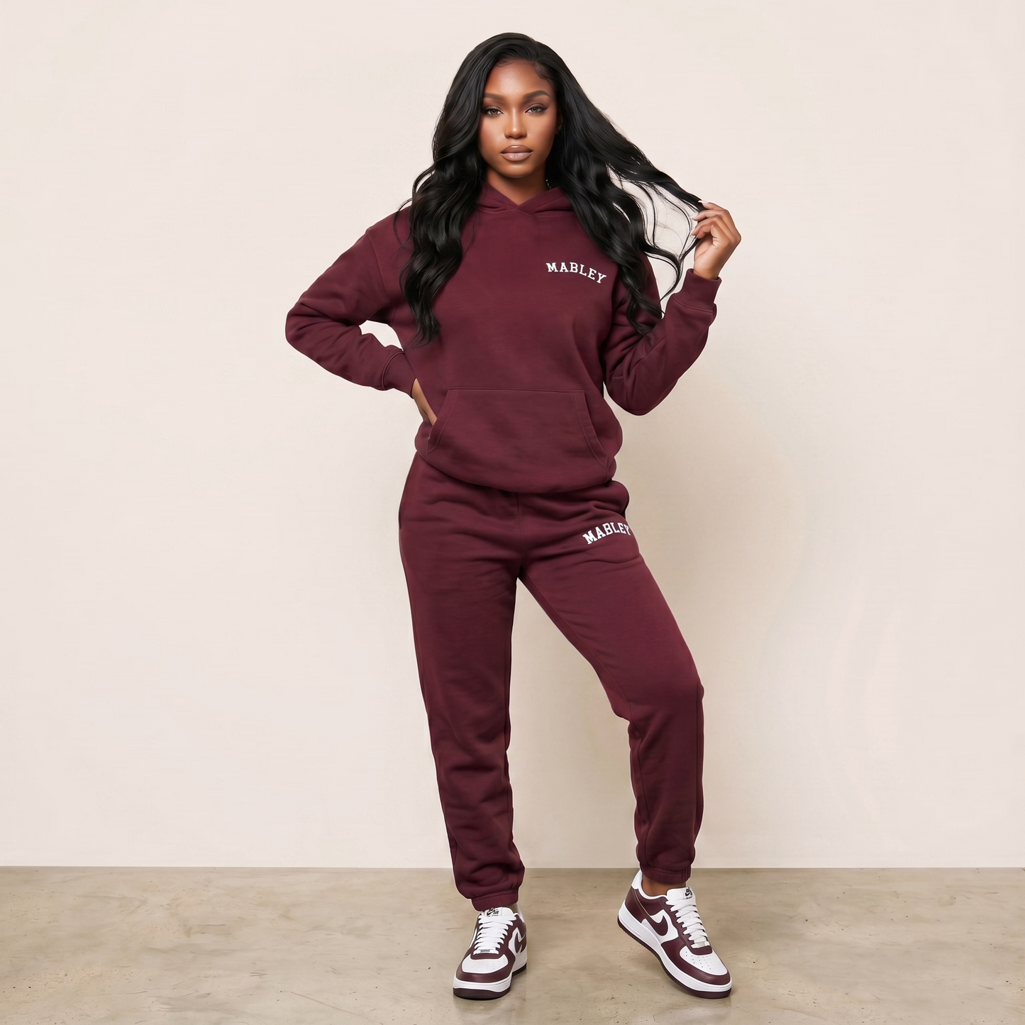 Mabley Classic Varsity Hoodie and Joggers Set