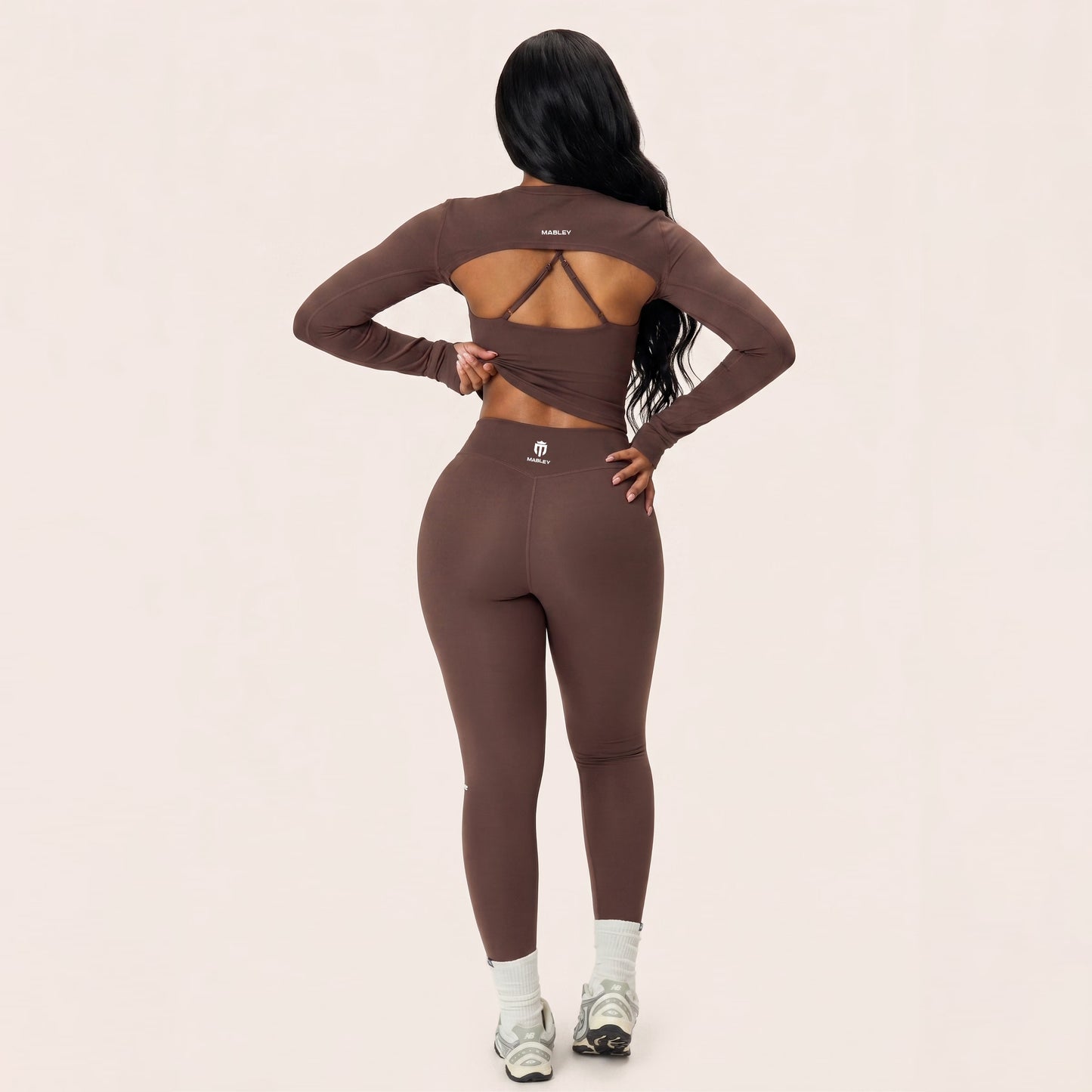 Mabley Long Sleeve Crop Top Set