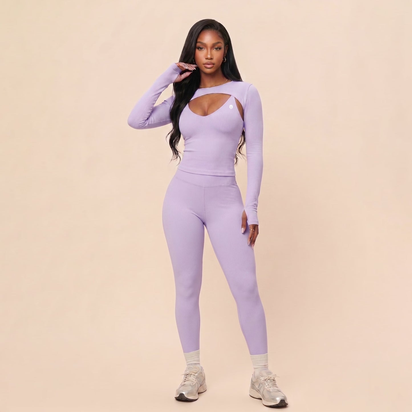 Mabley Long Sleeve Crop Top Set