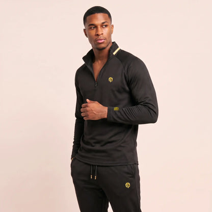 Mabley Mens Sports Half Zip Tracksuit and Pant Set