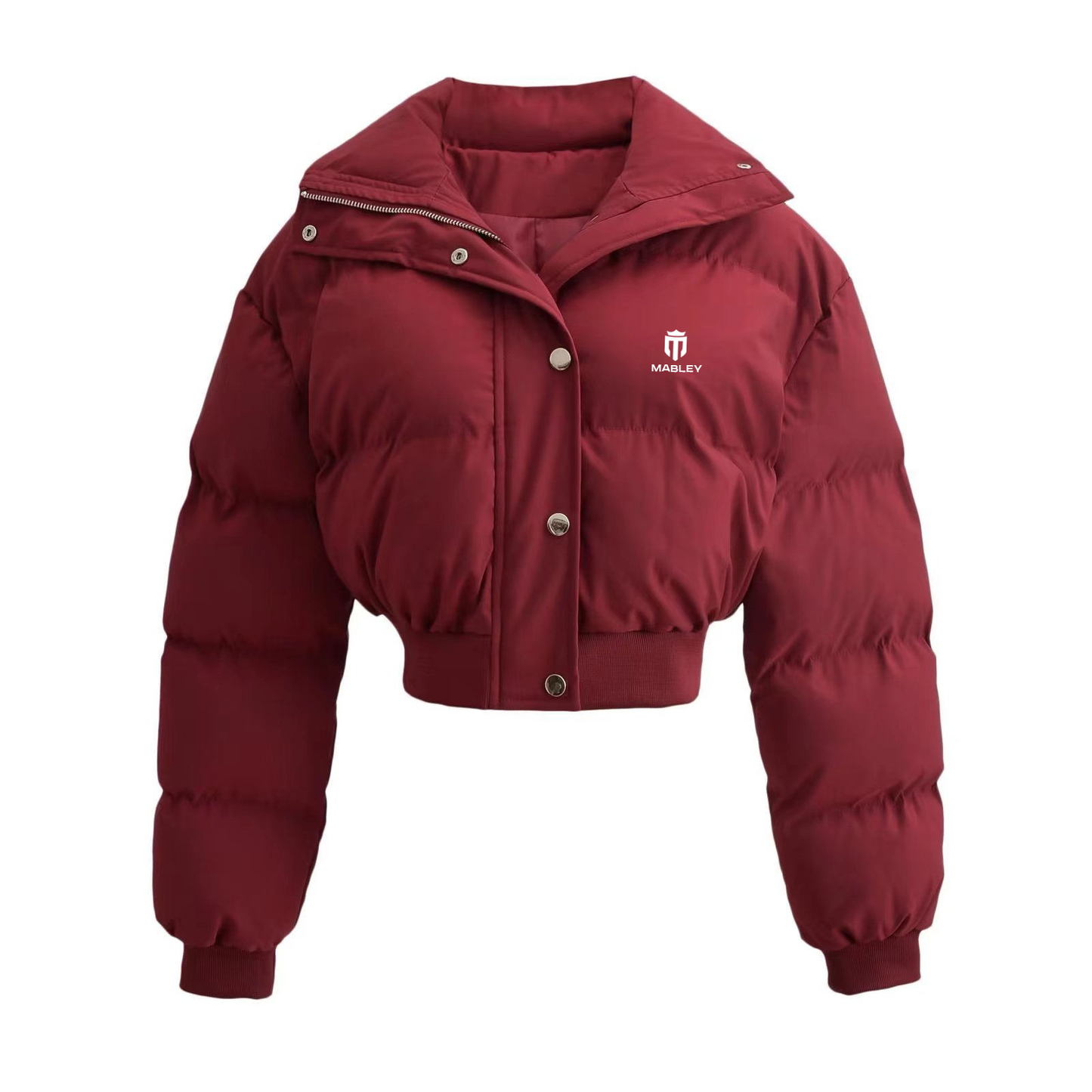 Mabley Women's Cropped Puffer Jacket Black