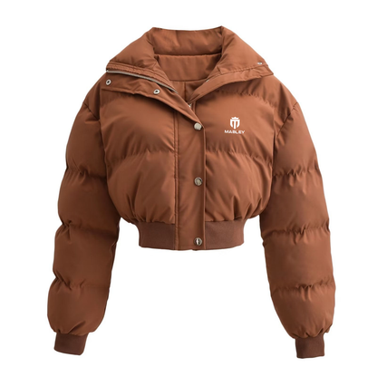 Mabley Women's Cropped Puffer Jacket Black