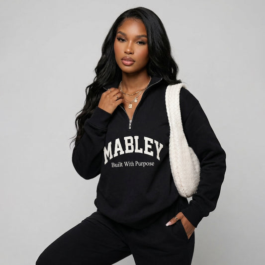 Mabley half zip sweater loungewear