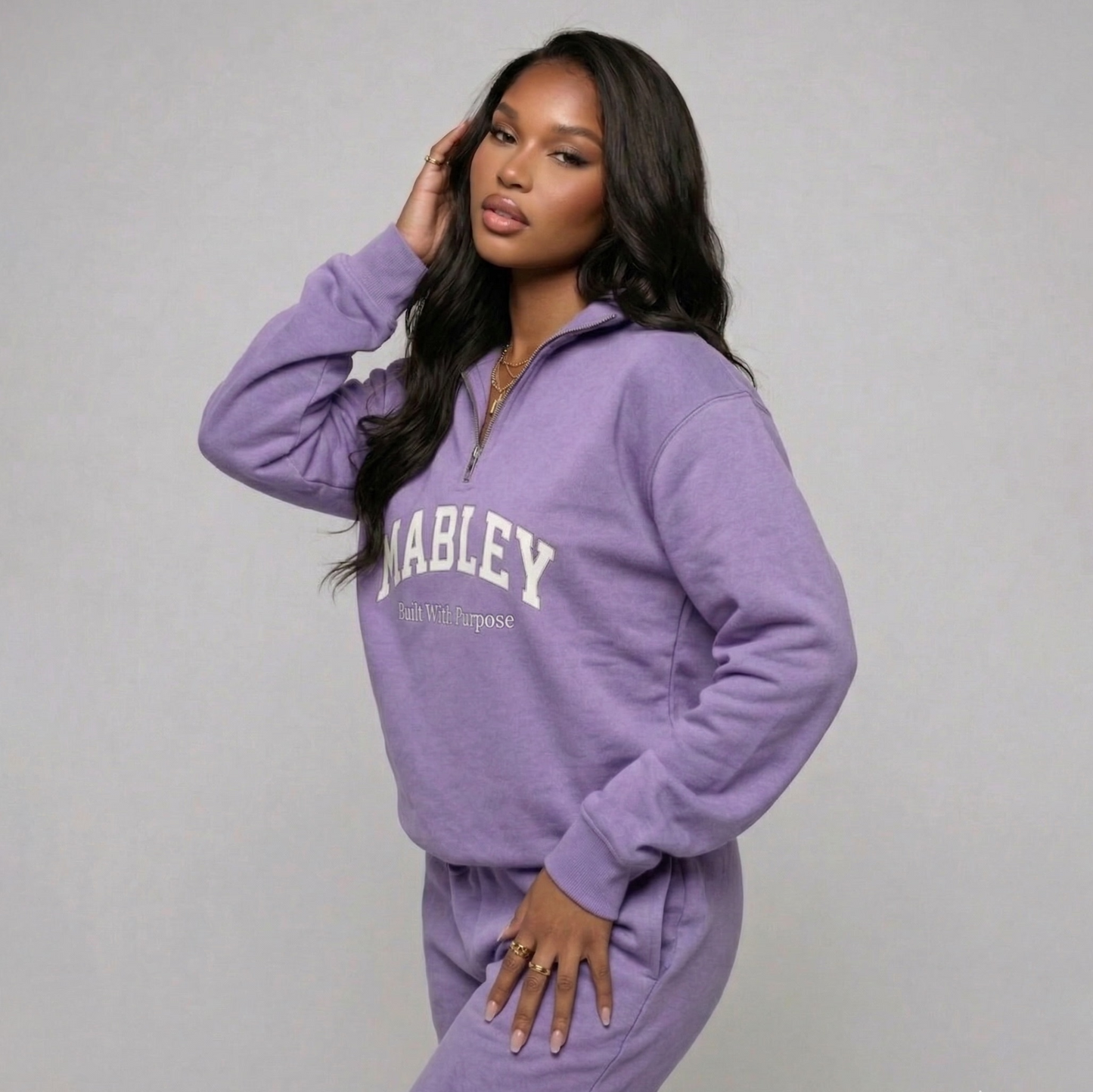 Mabley half zip sweater loungewear