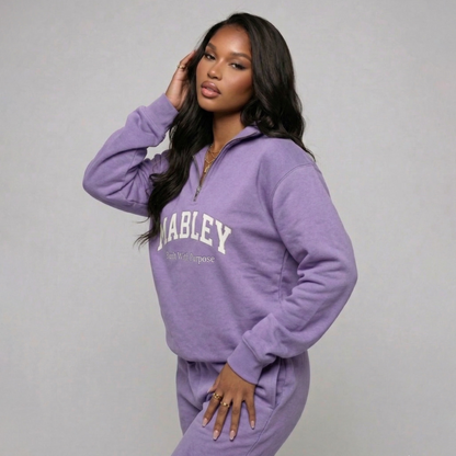 Mabley half zip sweater loungewear