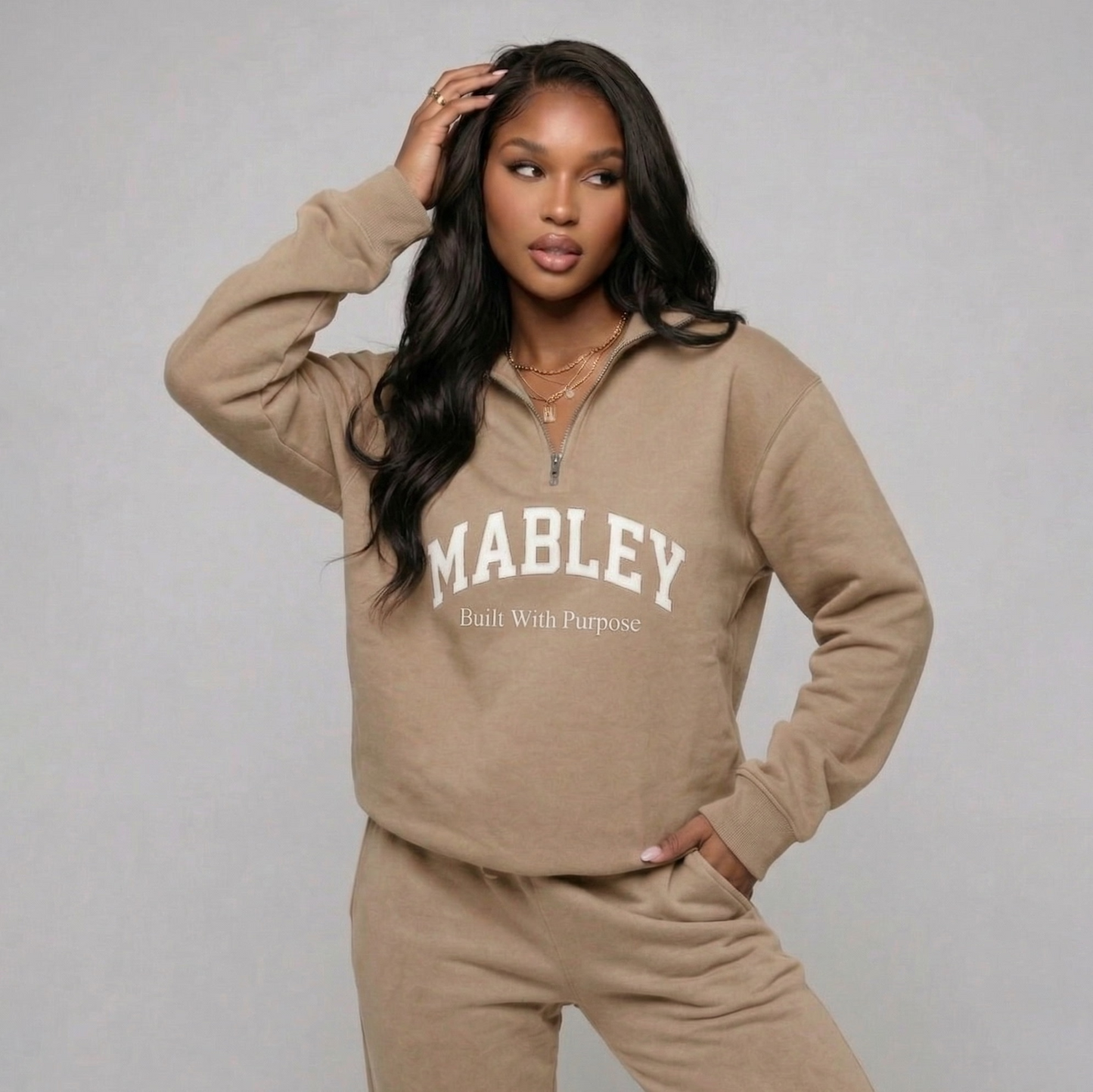 Mabley half zip sweater loungewear
