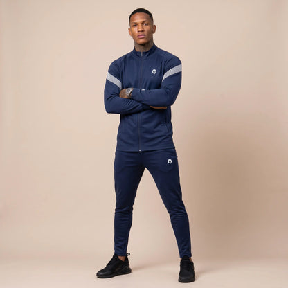 Mens Sports Track Jacket and Pants Set