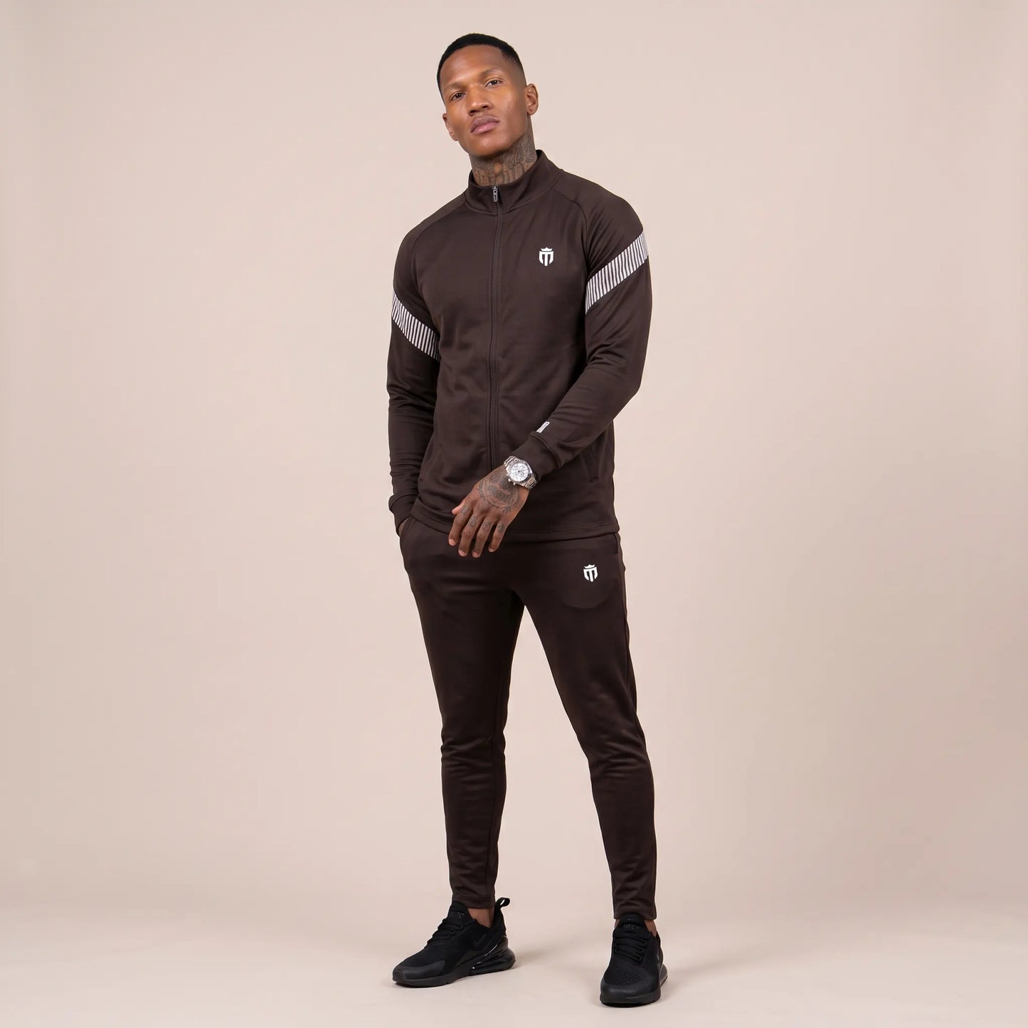 Mens Sports Track Jacket and Pants Set