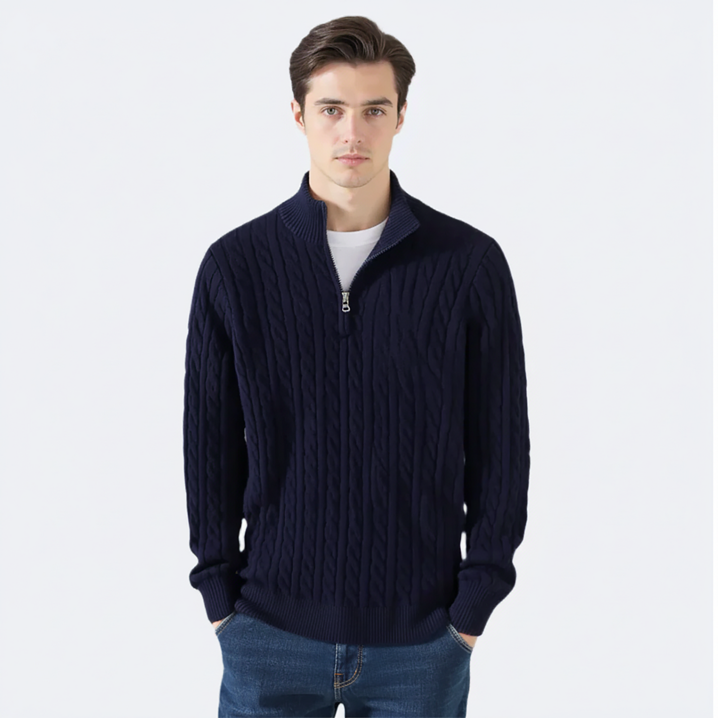 Gleam Winter Sweater Half zipper