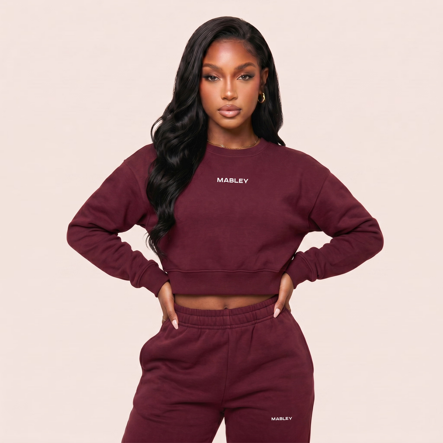 Soft Crop Top and Hass Jogger Set