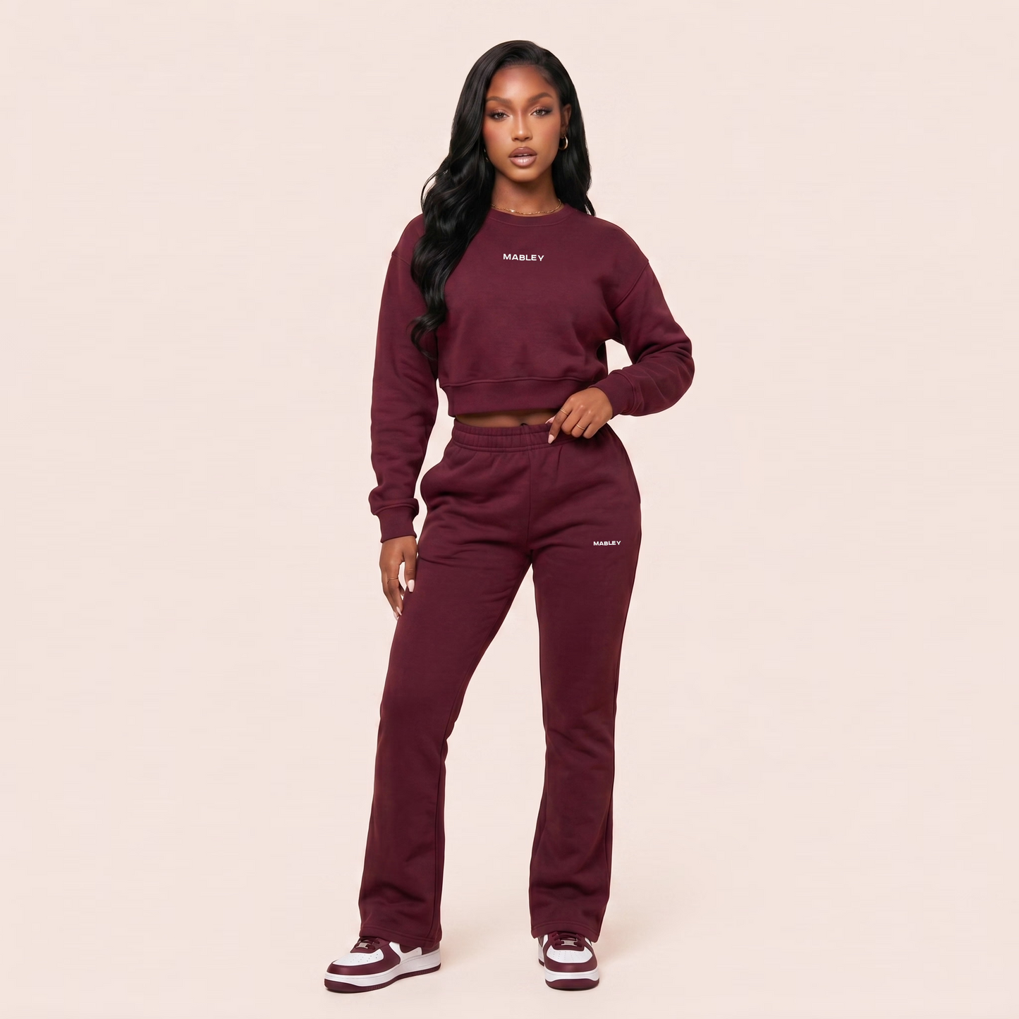 Soft Crop Top and Hass Jogger Set