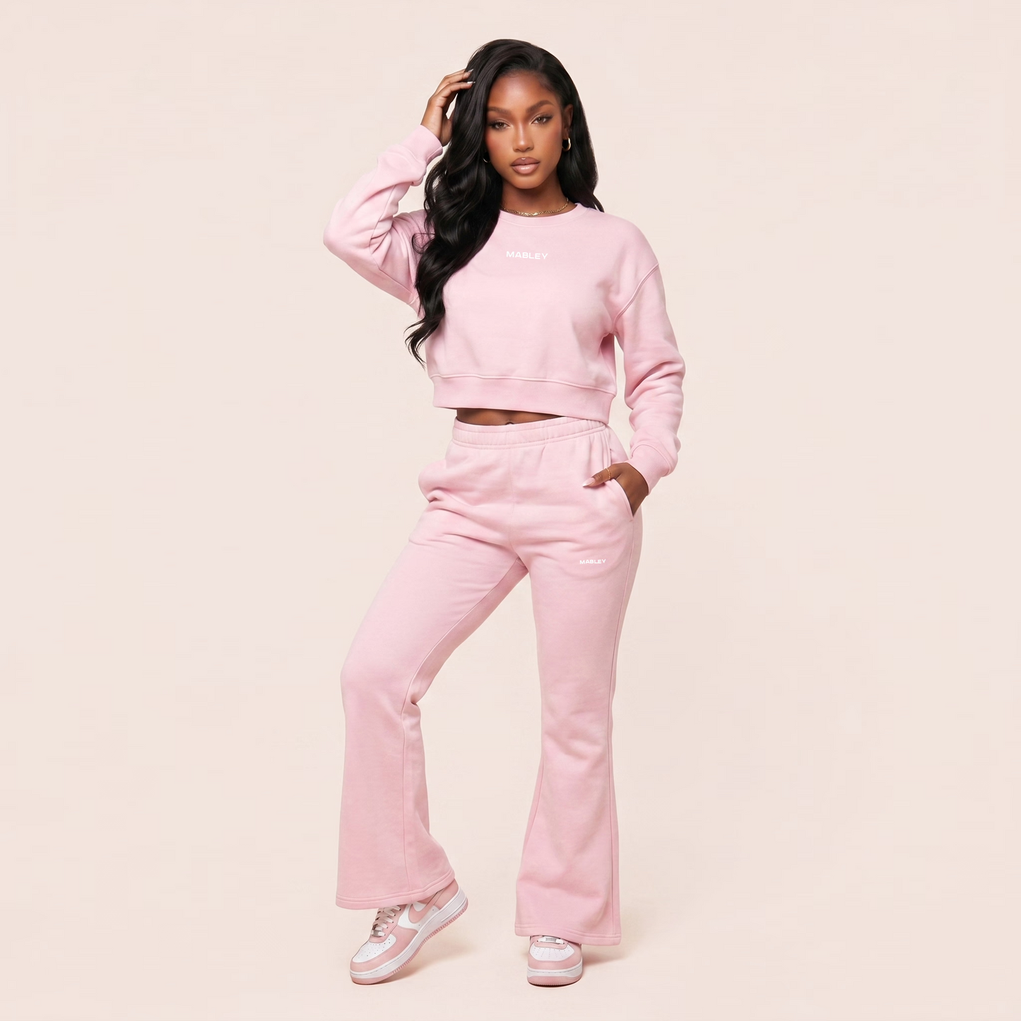 Soft Crop Top and Hass Jogger Set
