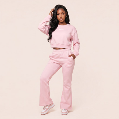 Soft Crop Top and Hass Jogger Set