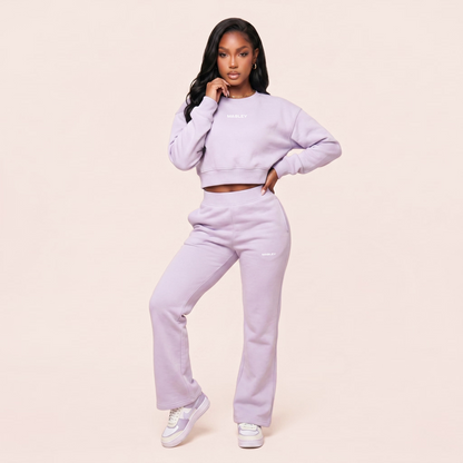 Soft Crop Top and Hass Jogger Set