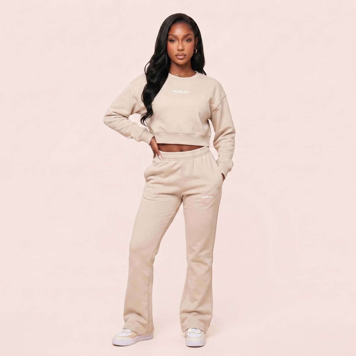 Soft Crop Top and Hass Jogger Set